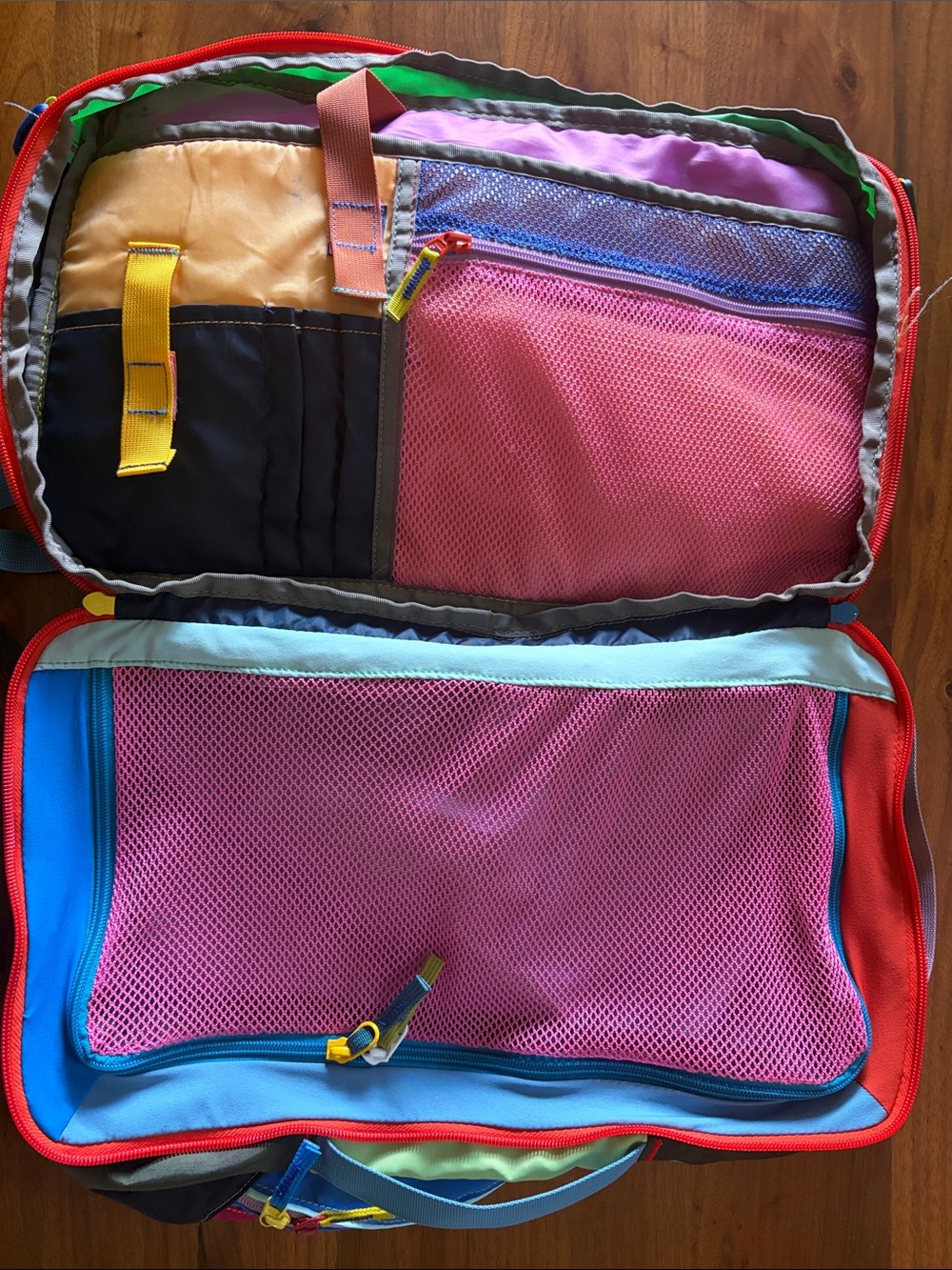 cotopaxi Colorblock Mini Backpack in Yellow, Red, Blue - Picture 7 of 10